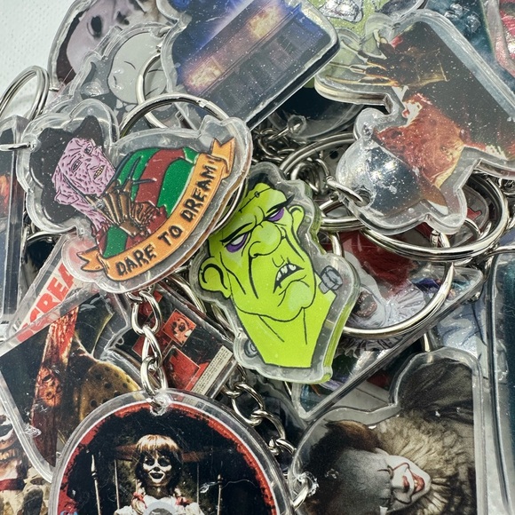Classic Horror Keychains - Picture 1 of 8